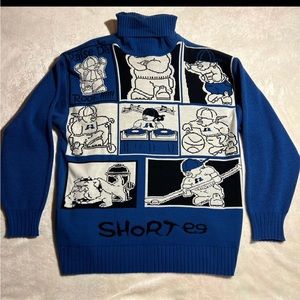 Vintage streetwear knitted sweater